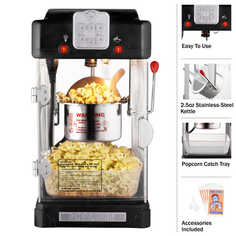 Popcorn machine and deals accessories